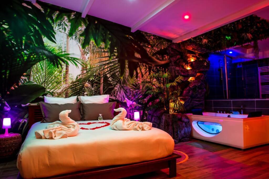 Secret Suite "Jungle" - Jacuzzi Privatif - Gare Rer C - Proche Paris Brétigny-sur-Orge Exteriér fotografie